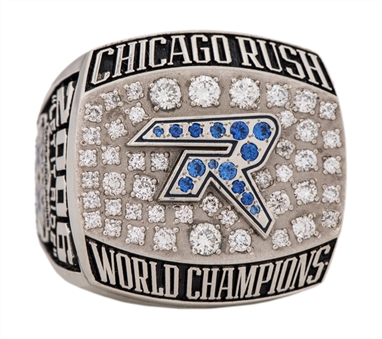 2006 Chicago Rush Arena Football League Championship Players Ring - Khreem Smith
